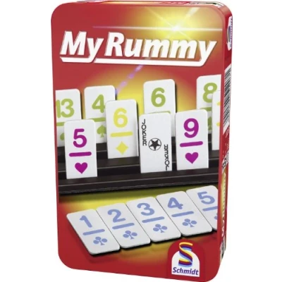 Abbildung von SCHMIDT SPIELE MyRummy Gesellschaftsspiel 51207 in Metalldose