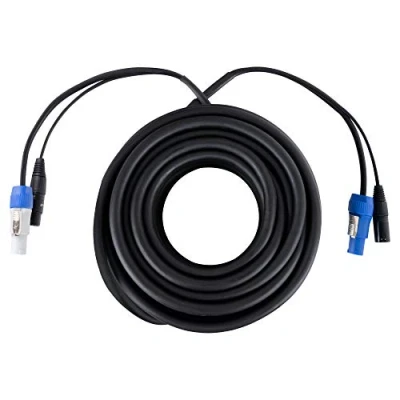 Abbildung von Pronomic Stage PPX 10 Hybridkabel Powerplug/XLR Kombi Kabel für Stromversorgung und Audiosignal zu aktiven Lautsprechern Länge: m