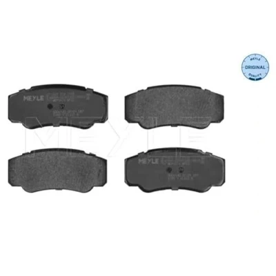 Abbildung von MEYLE 025 239 2120 Bremsbelagsatz ORIGINAL Quality Hinterachse exkl. Verschleißwarnkontakt mit Anti Quietsch Blech FIAT: Ducato III Kastenwagen