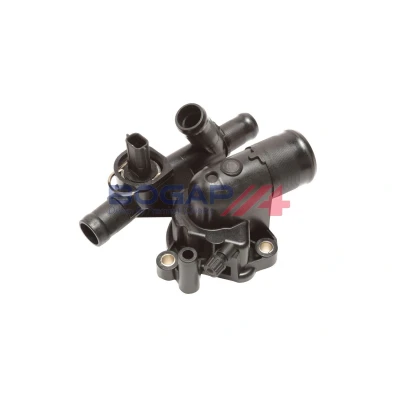 Abbildung von BOGAP R4245110 Kühlwasserthermostat 89C mit Temperatursensor Kunststoff DACIA: LOGAN MCV 2, SANDERO I, 2