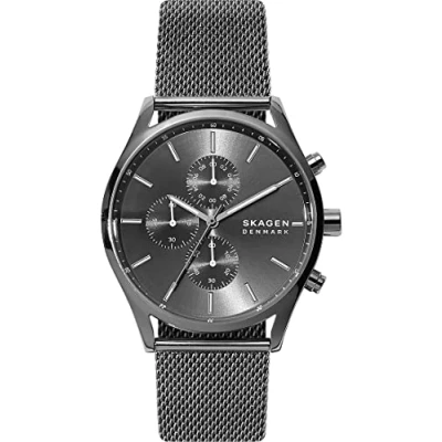 Abbildung von Skagen Holst Chronograph, Herren, Größe: One Size, Gunmetal