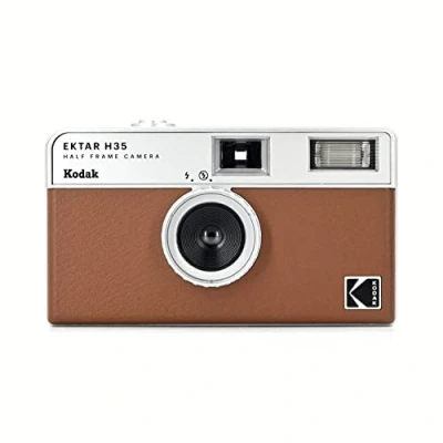 Abbildung von Kodak Half Frame Film Camera EKTAR H35 Brown Kompaktkamera