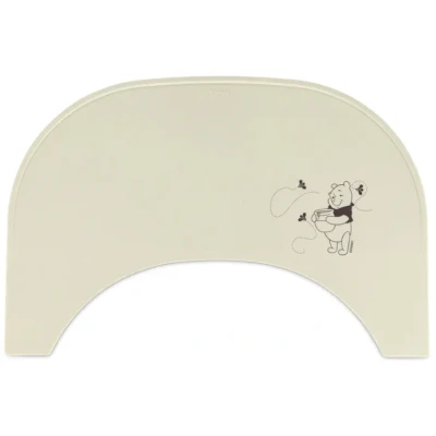 Abbildung von hauck Silikon Platzdeckchen für Alpha Click Tray Klick Essbrett Alpha+ &amp; Beta+ Holzhochstuhl, Baby Kinder Platzset, Abwaschbar, Schmutzabweisend, Rutschhemmend (Disney Pooh Dusty Beige)
