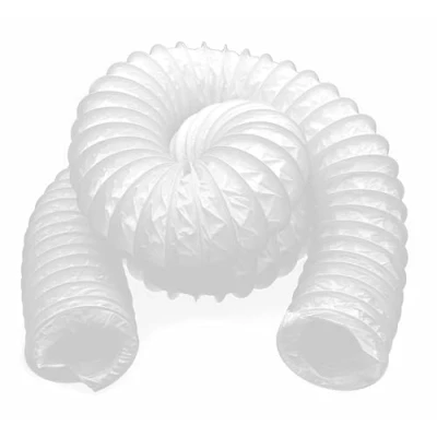 Abbildung von H&amp;C VENT PVC Schlauch für Trockner, Klimageräte &amp; Lüftungssysteme Trocknerschlauch, Absaugschlauch Abluftschlauch Klimaanlage Dunstabzugshaube Klima Warmluftschlauch (Ø 150 mm 6M)