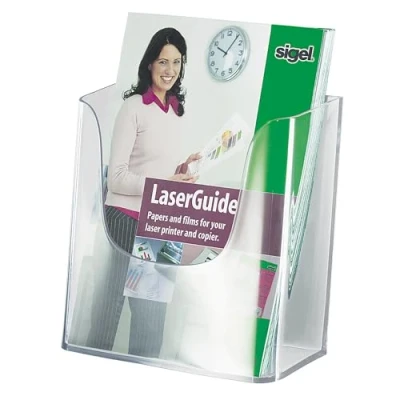Abbildung von SIGEL LH116 Wand Prospekthalter für DIN A5, aus Acryl, transparent