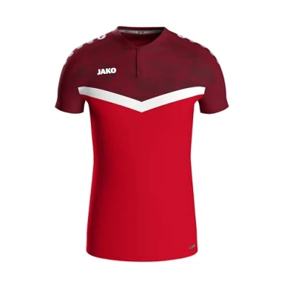 Abbildung von JAKO Herren Iconic Poloshirt, Rot/Weinrot, M EU