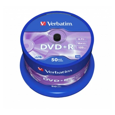 Abbildung von DVD+R 4,7 GB VERBATIM 16x Cakebox 50 Stück