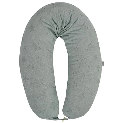 Abbildung von SEI Design Stillkissen Seitenschläferkissen Babynestchen Kuschelnest XXL, Schwangerschaftskissen mit Bezug, Bezug 100% Baumwolle