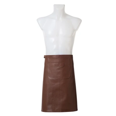 Abbildung von Zassenhaus Hüftschürze Leder cognac 70 x 83 cm