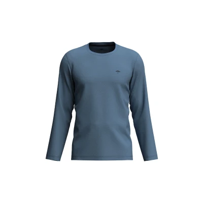 Abbildung von FYNCH HATTON Langarmshirt, mit Logo Bestickung auf der Brust