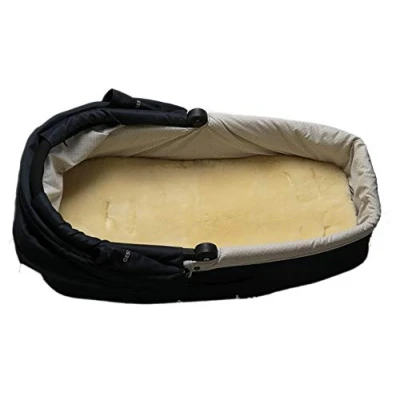 Abbildung von Reissner Lammfelle Kinderwagen Sitzauflage Einlage KIWA de Luxe echtes Merino Lammfell Premium