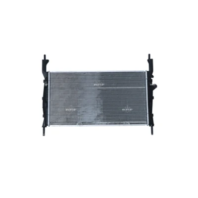 Abbildung von NRF 53742 Kühler, Motorkühlung Aluminium 672 388 27 mit Anbauteilen Kühlrippen gelötet FORD: Transit Mk6 Bus, Kastenwagen