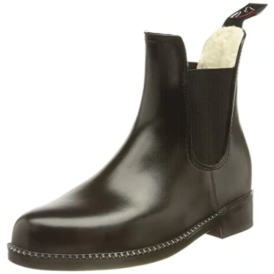 Abbildung von HKM Jodhpurgummistiefel soft/weit mit Teddyfutter Schwarz 45