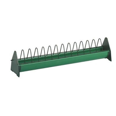 Abbildung von Kerbl Futtertrog für Hühner &amp; ausgewachsenes Geflügel, Original Stükerjürgen, Robuster Kunststoff, Aufklappbar, 100 x 20 cm