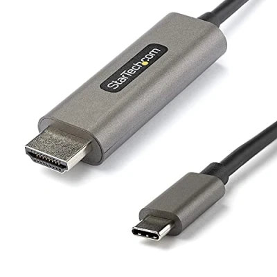 Abbildung von StarTech.com 3m USB C auf HDMI Kabel 4K 60Hz mit HDR10 Ultra HD Video Adapter DP 1.4 Alt Mode HBR3 (CDP2HDMM3MH)