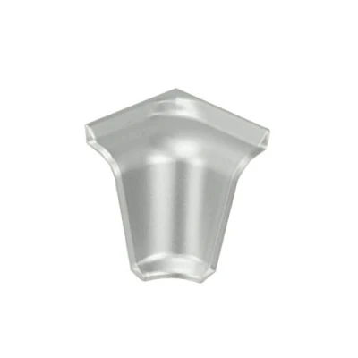 Abbildung von DQ PP 1x WINKELLEISTE INNENECKE Aluminium satin 38 x 50mm PVC Küchenleiste Arbeitsplatte Abschlussleiste Leiste Küche Küchenabschlussleiste Wandabschlussleiste Tischplattenleisten