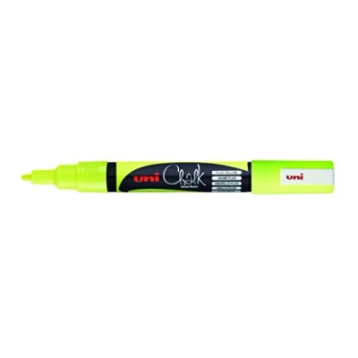 Abbildung von Uni Ball Kreidemarker Chalk PWE 3MS 0,9 1,3mm gelb