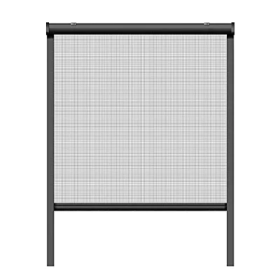 Abbildung von SCHELLENBERG Insektenschutzrollo &quot;für Fenster&quot;, Fliegengitter verschraubt, 160 x cm, anthrazit, 70895