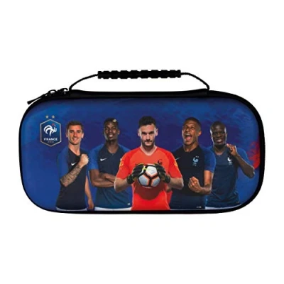 Abbildung von Konix FFF Schutz und Transporttasche für Nintendo Switch, Switch Lite OLED Platz 8 Spiele Motiv Französische Fußballnationalmannschaft