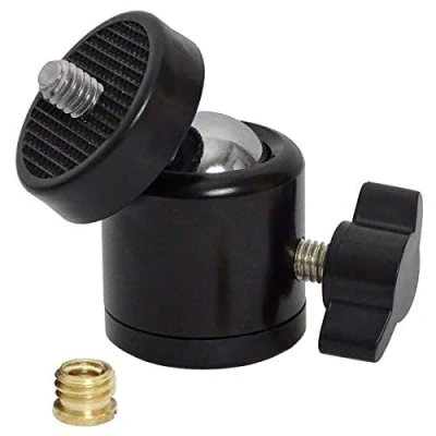 Abbildung von keepdrum Kugelgelenk Stativ Adapter Gewindeadapter 1/4 zu 3/8