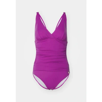 Abbildung von Lascana Swimsuit Badeanzug, Damen, Größe: 40xD, Berry