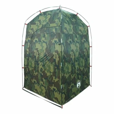 Abbildung von vidaXL Duschzelt Camouflage Wasserfest, Zelt, Gartenzelt, Outdoor Unterstand, Campingzelt, Campingunterstand, Gartenunterstand, wasserdichtes Zelt