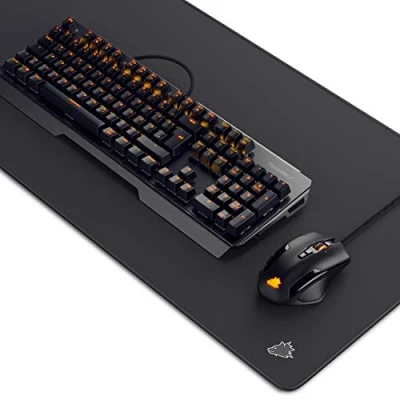 Abbildung von Titanwolf Gaming Set mechanische Tastatur ALUMAR MMO 10800dpi Maus Specialist XXL Mauspad Symbol Mechanical Keyboard Anti Ghosting LED Backlight 19 Lichtmodi Makro Modus