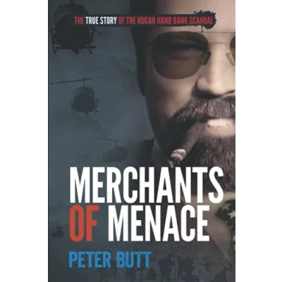 Abbildung von Merchants of Menace: the True Story Nugan Hand Bank Scandal