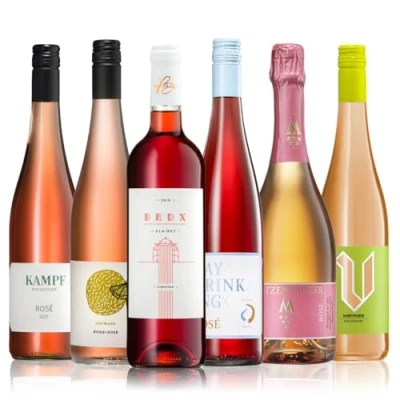 Abbildung von GEILE WEINE Weinpaket ROSE (6 x 0,75) Roséwein trocken im Probierpaket von Qualitätswinzern aus Deutschland &amp; Italien