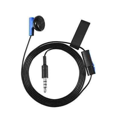 Abbildung von Gaming Headset, 3,5 mm Mikrofone Game Earbuds Mono Chat Headset In Ear Kopfhörer mit Mikrofonmikrofonen für Sony Playstation 4 PS4 Controller