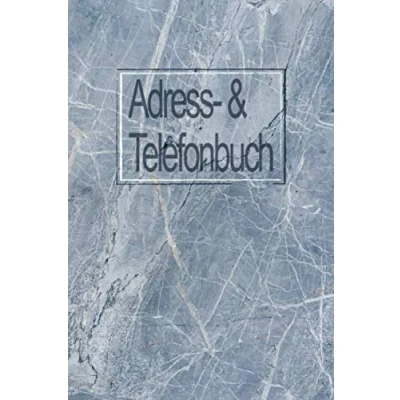 Abbildung von Adress &amp; Telefonbuch: Telefon Adressbuch mit Register von A Z Kontaktbuch und Telefonregister für jedliche Kontaktdaten zur einfachen Adressverwaltung