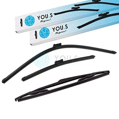 Abbildung von YOU.S SCHEIBENWISCHER SET VORNE + HINTEN 650 400 350 mm (3 Stück)