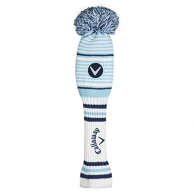 Abbildung von Callaway Pom Fairway Headcover White/Lite Blue/Navy