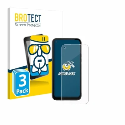 Abbildung von BROTECT Schutzglas für Gigaset GX6 Pro (3 Stück) Schutzfolie Panzer Folie Glas [Extrem Kratzfest 9H, Anti Fingerprint, Ultra Transparent]