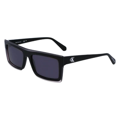 Abbildung von Calvin Klein Jeans Unisex Sonnenbrille, Größe: 55, Black