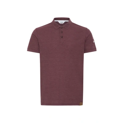 Abbildung von Solid Sdtrippolo Poloshirt, Herren, Größe: XXL, Wine red m