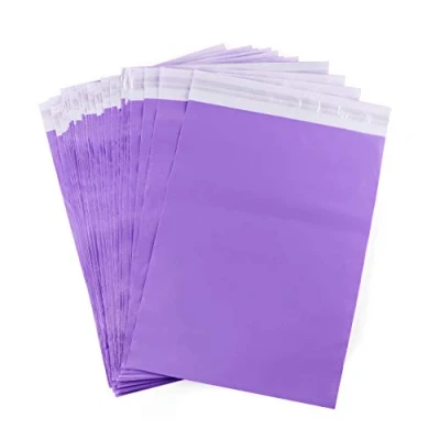 Abbildung von Anstore 60 Versandbeutel Plastik Versandtaschen, Lila Blickdicht Versandtasche Wasserdichte Plastikversandbeutel, Selbstklebend Versandtüten aus für Kleidung und Textilien, 30 x 40 cm