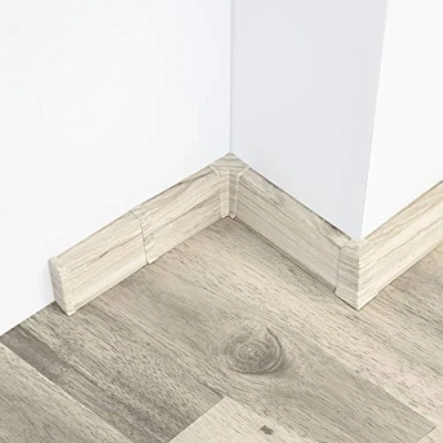 Abbildung von [DQ PP] 1 x Verbinder 55mm PVC Eiche Aldabra Laminatleisten Fussleisten aus Kunststoff Laminat Dekore Fußleisten