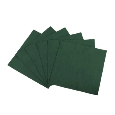Abbildung von Funny Zelltuchservietten 40 x cm, 1/4 Falz, 3 lagig, grün 4er Pack (4 250 Stück)
