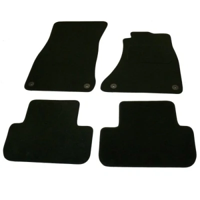 Abbildung von Sakura Set für Auto mit Rückseite aus Gummi Audi A5 Sportback, ab Baujahr 2009, Farbe: schwarz