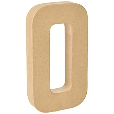 Abbildung von Buchstabe, groß, 20,5 cm, O, 1 Stck.