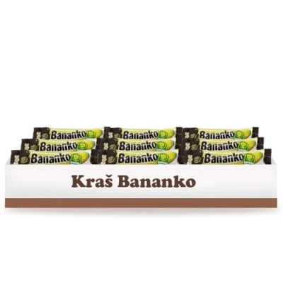 Abbildung von Bananko Čokoladni Krem Banane 30g 9 Einheiten Exquisiter Schokoladencreme Bananengenuss Gönnen Sie sich pure Dekadenz!