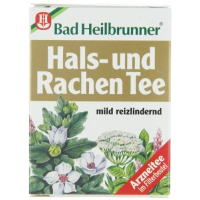 Abbildung von Bad Heilbrunner Tee Hals und Rachen Filterbeutel
