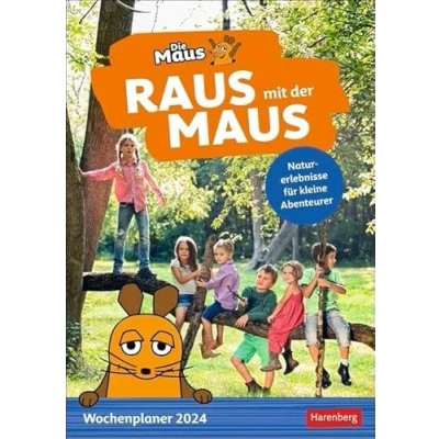 Abbildung von Raus mit der Maus Wochenplaner 2024. Wand Kalender für Kinder Naturerlebnissen jede Woche. Liebevoll gestalteter Wandplaner Motiven aus ... Maus: Naturerlebnisse kleine Abenteurer