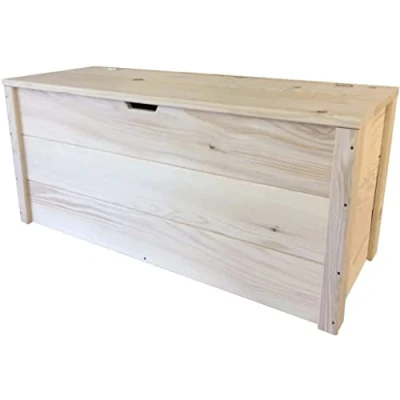 Abbildung von TOTAL WOOD 2012 Truhenbank banktruhe sitzbank sitztruhe truhen aus Holz (90X45X50)