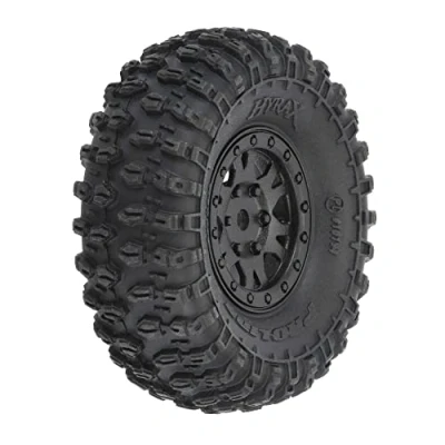 Abbildung von Pro Line 1/24 Hyrax Front/Rear 1.0&quot; Tires Mounted 7mm Black Impulse (4): SCX24