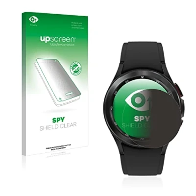 Abbildung von upscreen Anti Spy Blickschutzfolie für Samsung Galaxy Watch 4 Classic (42mm) Privacy Screen Displayschutz Folie [Sichtschutz, Blaulichtfilter]