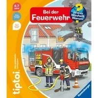 Abbildung von Ravensburger Buch &quot;tiptoi Wieso? Weshalb? Warum? Bei der Feuerwehr&quot;, Made in Europe, FSC schützt Wald weltweit