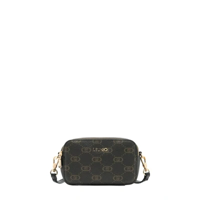 Abbildung von LIU JO WITH LOGO Umhängetasche, Damen, Größe: One Size, Black
