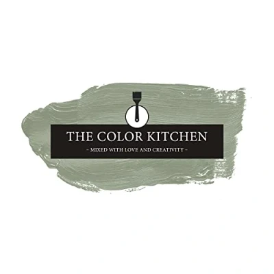 Abbildung von A.S. Création Wand und Deckenfarbe The Color Kitchen Wandfarbe Grün &quot;Sane Sage&quot; TCK4004 2,5 l